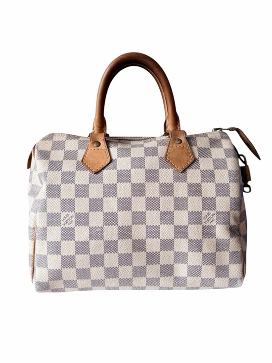 Louis Vuitton Handbags - Louis Vuitton Speedy 25 Damier Azur Satchel Lock & Key